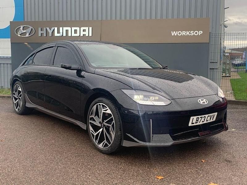 Black Used 2023 Hyundai Ioniq 6 Ultimate Sedan | £25,497 (A bit pricey) - Image 1/4