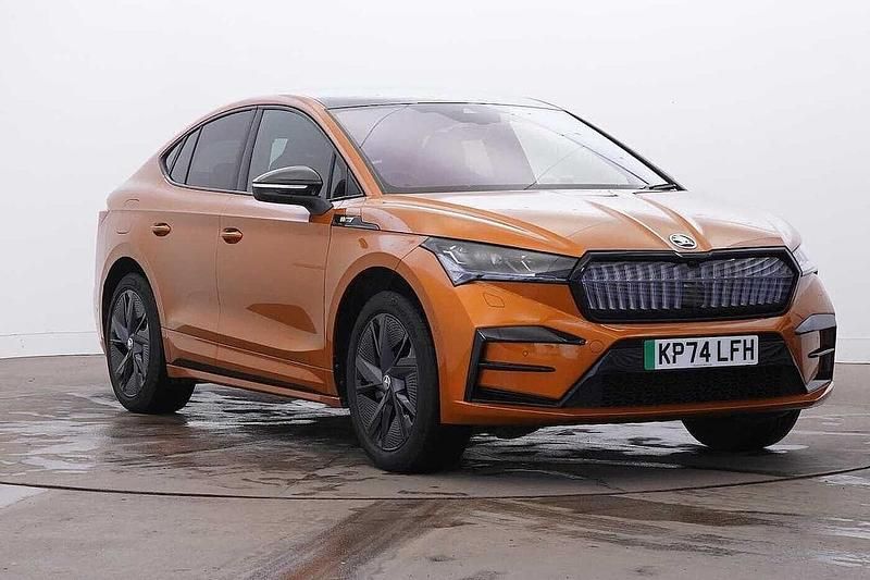 Used Skoda Enyaq iV vRS 183 kW (250 HP) 2024 Phoenix orange metallic SUV