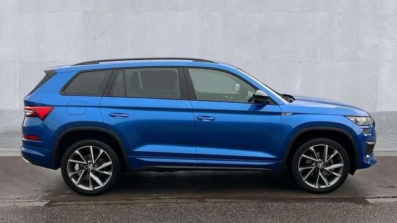 Used Skoda Kodiaq SportLine 150 HP (110 kW) 2024 Blue SUV