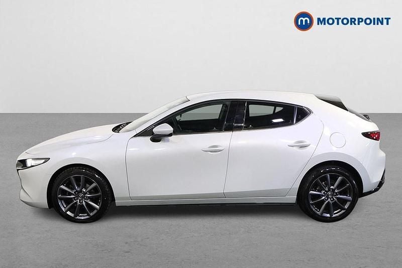 Used Mazda 3 Exclusive-Line 140 HP (102 kW) 2025 White Hatchback
