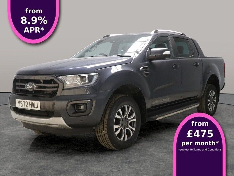 Grey Used 2022 Ford Ranger Wildtrack Pickup | £20,551 (Good price) - Image 1/3