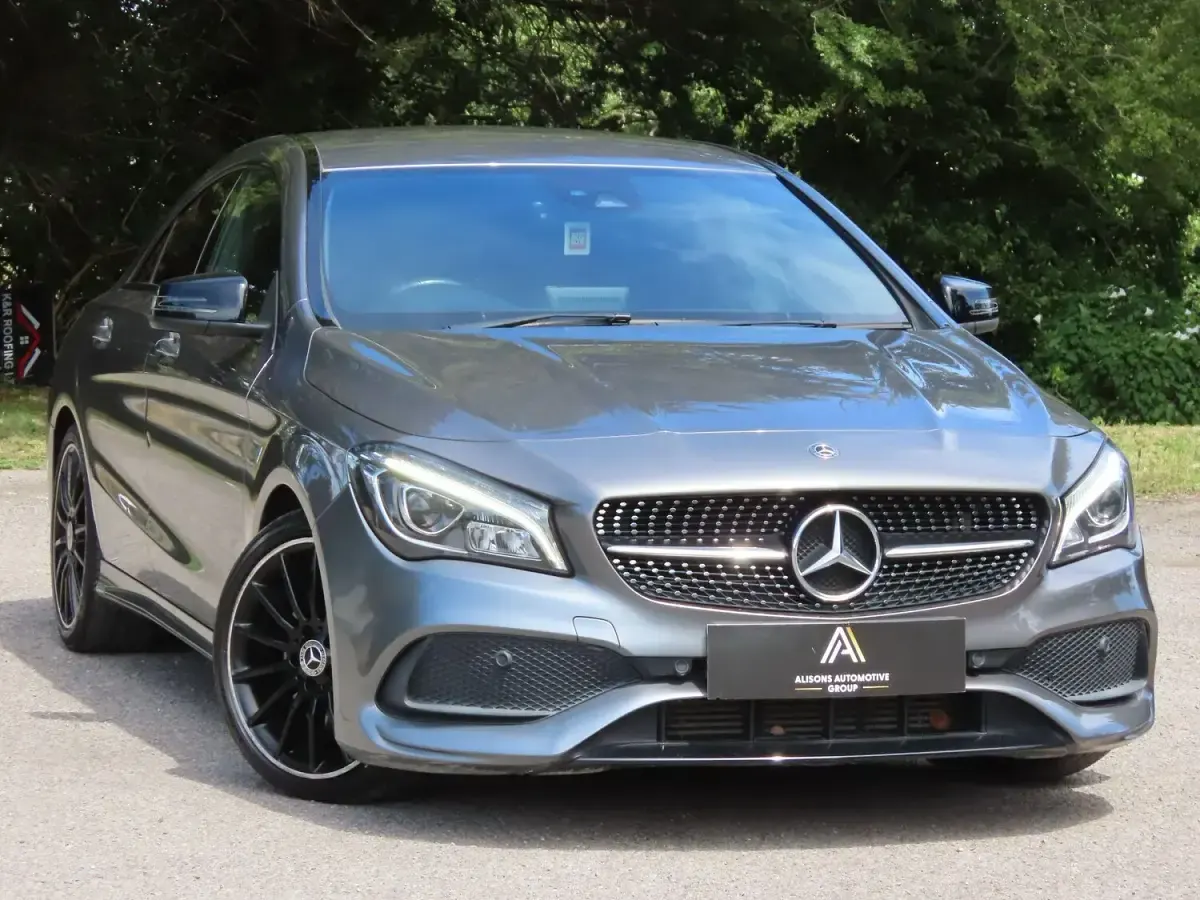 Used Mercedes CLA220 AMG line 170 HP (125 kW) 2019 Grey Coupe