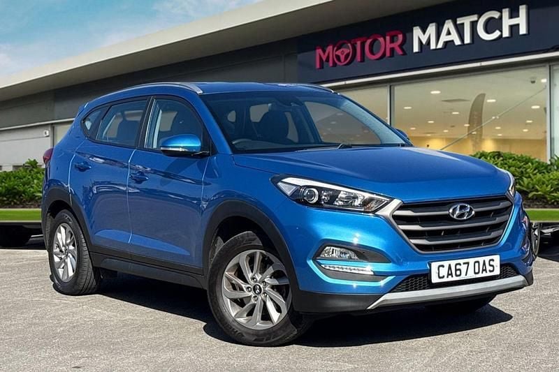 Usado Hyundai Tucson SE 177 HP (130 kW) 2018 Azul SUV