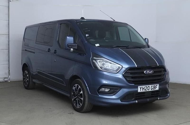 Blue Used 2020 Ford Transit Custom Sport Van | £17,995 (A bit pricey) - Image 1/1