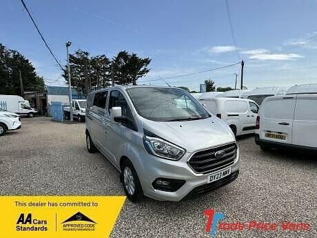 Silver Used 2023 Ford Transit Custom Limited Van | £23,995 (A bit pricey) - Image 1/4