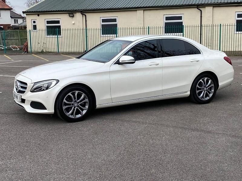 Begagnad Mercedes C200 2017 Vit Sedan