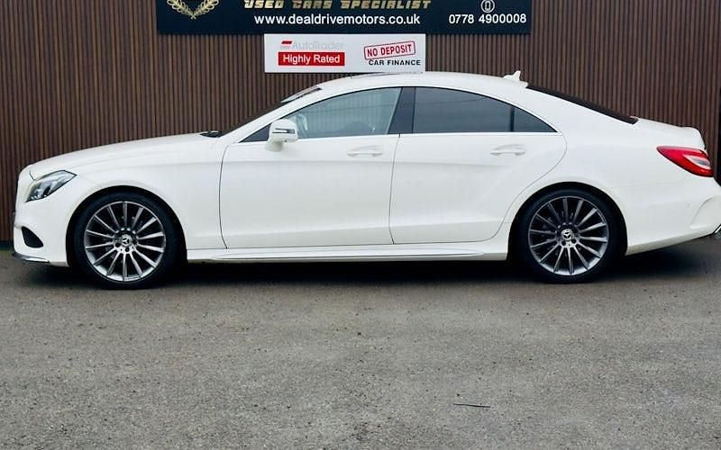 Used Mercedes CLS220 AMG Line Premium Plus 177 HP (130 kW) 2017 White Sedan