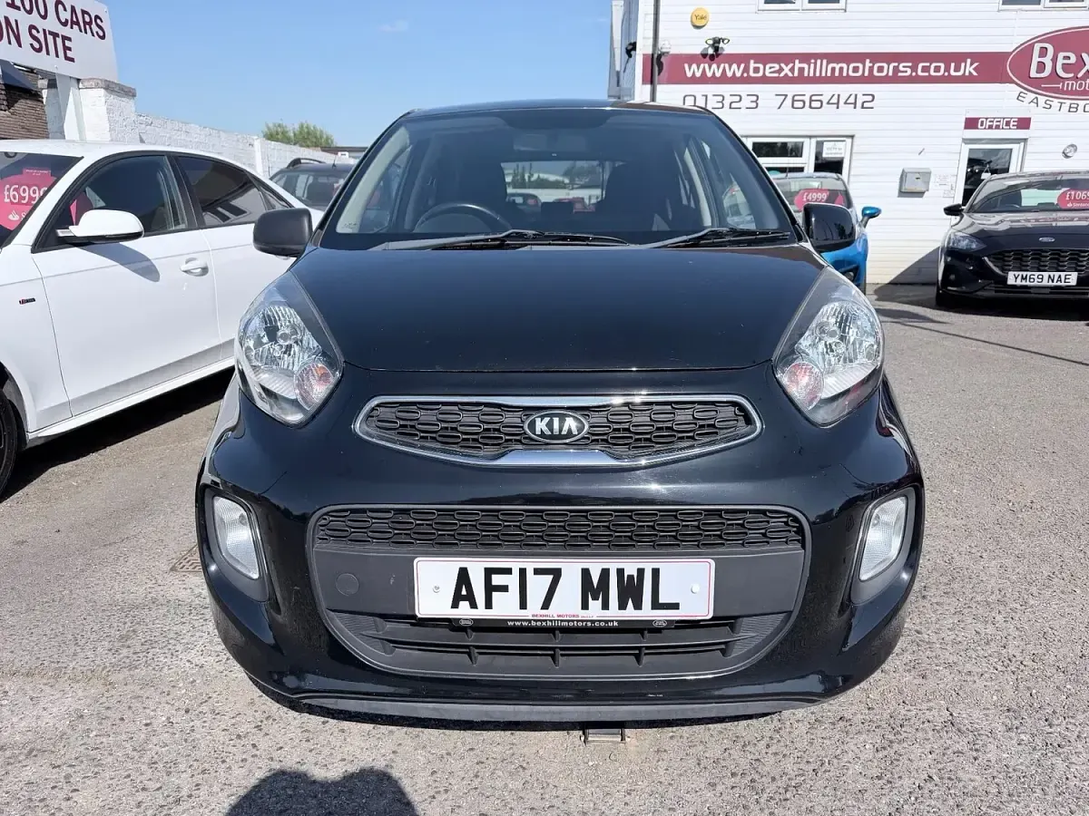 Used Kia Picanto 65 HP (47 kW) 2017 Black Hatchback