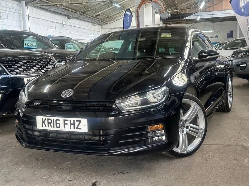Black Used 2016 VW Scirocco R-line Coupe | £10,495 (Fair price) - Image 1/3