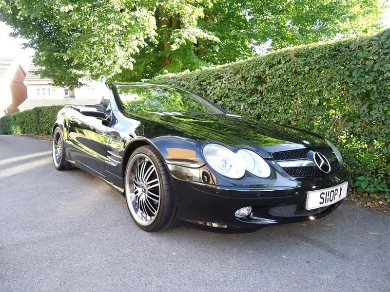 Used Mercedes SL350 AMG 245 HP (180 kW) 2005 Black Cabriolet