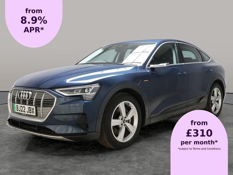 Blue Used 2022 Audi e-tron Advanced SUV | £21,111 (A bit pricey) - Image 1/2
