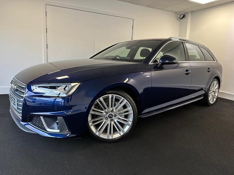 Blue Used 2019 Audi A4 S-Line Estate | £18,990 (Fair price) - Image 1/4
