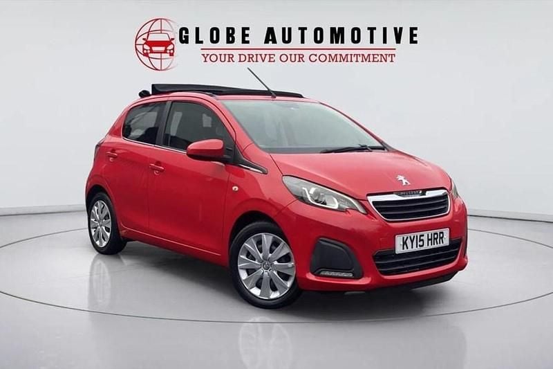 Used Peugeot 108 Active 68 HP (50 kW) 2015 Red Hatchback