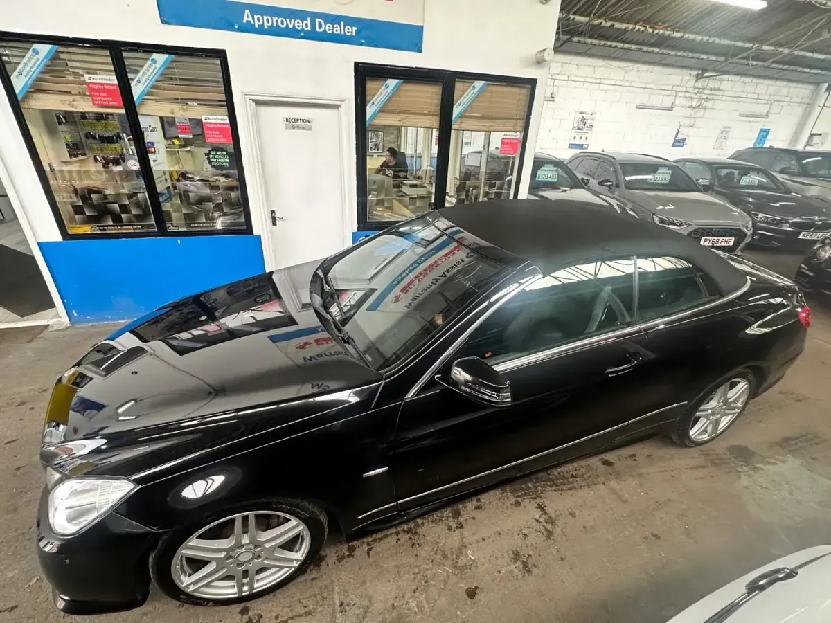 Used Mercedes E220 2011 Black Cabriolet