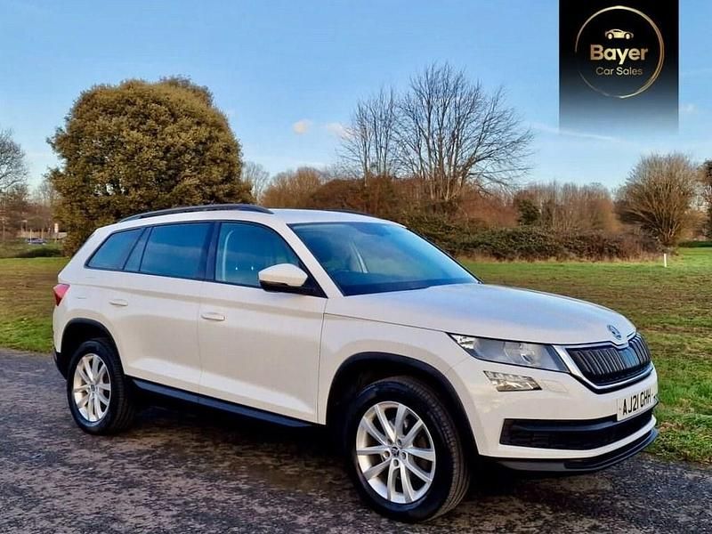 Used Skoda Kodiaq SE 150 HP (110 kW) 2021 White SUV