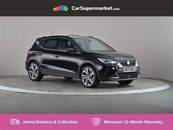 Black Used 2022 Seat Arona FR Sport SUV | £13,497 (Fair price) - Image 1/4