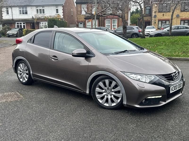 Used Honda Civic EX 2012 Brown Hatchback