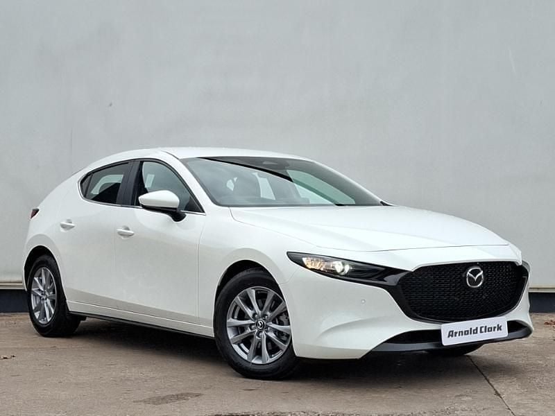 White Used 2023 Mazda 3 Center-Line Hatchback | £25,598 - Image 1/4