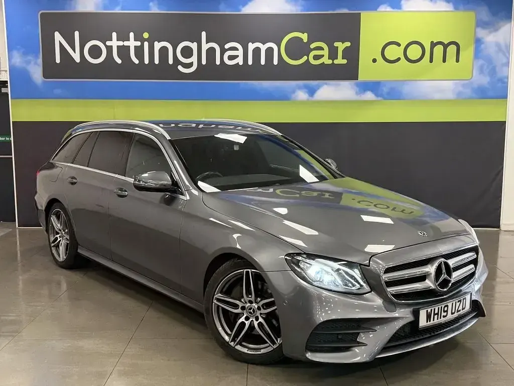 Used Mercedes E200 AMG line 184 HP (135 kW) 2019 Grey Estate
