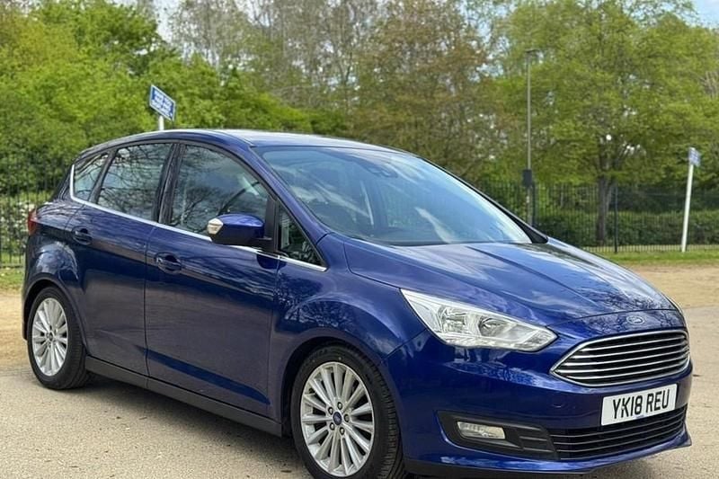 Usado Ford C-MAX Titanium 125 HP (91 kW) 2018 Azul Monovolume