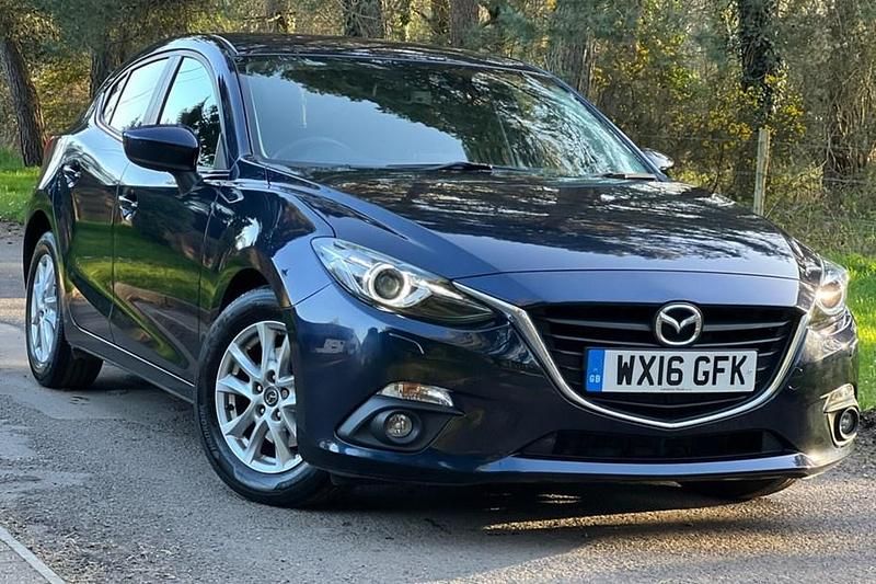 Used Mazda 3 165 HP (121 kW) 2016 Blue Hatchback