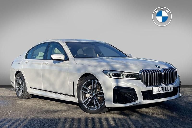 White Used 2021 BMW 730 M Sport Sedan | £34,320 (Fair price) - Image 1/4