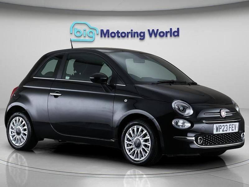 Black Used 2023 Fiat 500 S Hatchback | £9,300 (Fair price) - Image 1/4