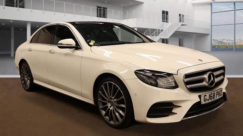 White Used 2018 Mercedes E220 AMG Line Premium Plus Sedan | £20,699 (Expensive) - Image 1/2