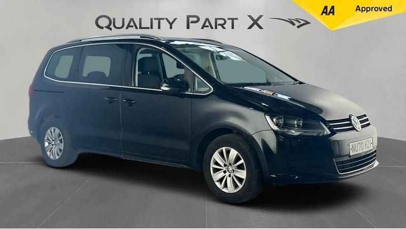 Black Used 2020 VW Sharan SE MPV | £15,690 (Fair price) - Image 1/4