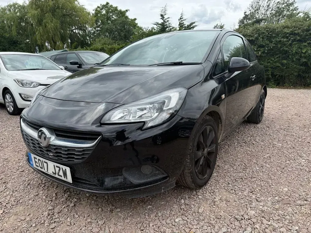 Used Vauxhall Corsa 75 HP (55 kW) 2017 Black Hatchback