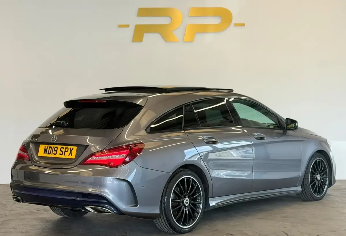 Used Mercedes CLA220 AMG line 170 HP (125 kW) 2019 Grey Coupe