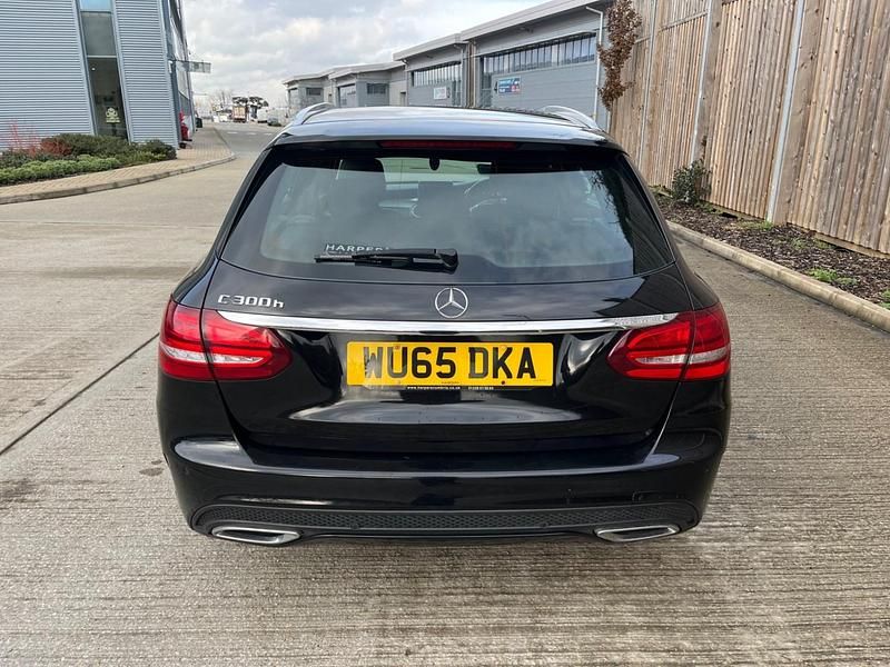 Used Mercedes C300 AMG line 2015 Black Estate