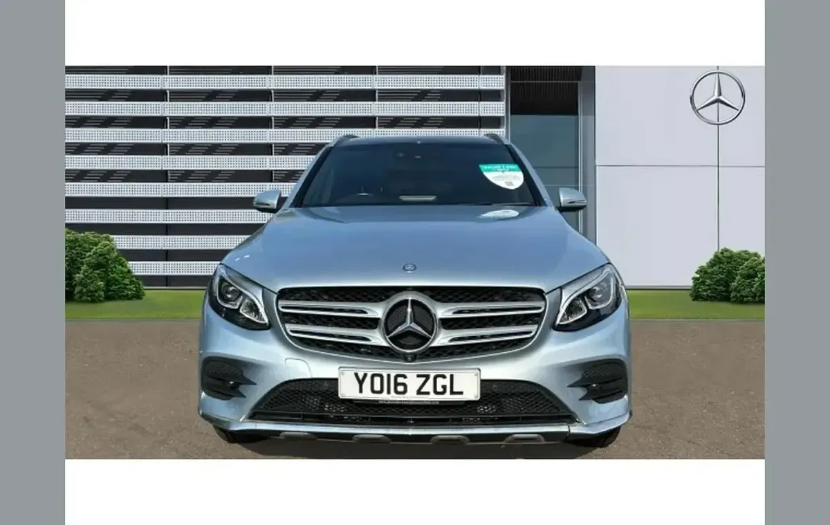 Used Mercedes GLC250 AMG line 204 HP (150 kW) 2016 Silver SUV