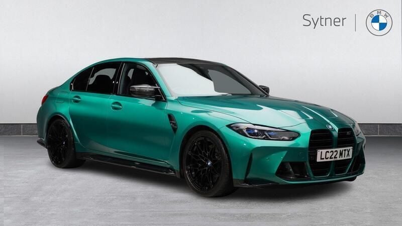 Green Used 2022 BMW M3 Competition Edition | £56,000 (Fair price) - Image 1/4