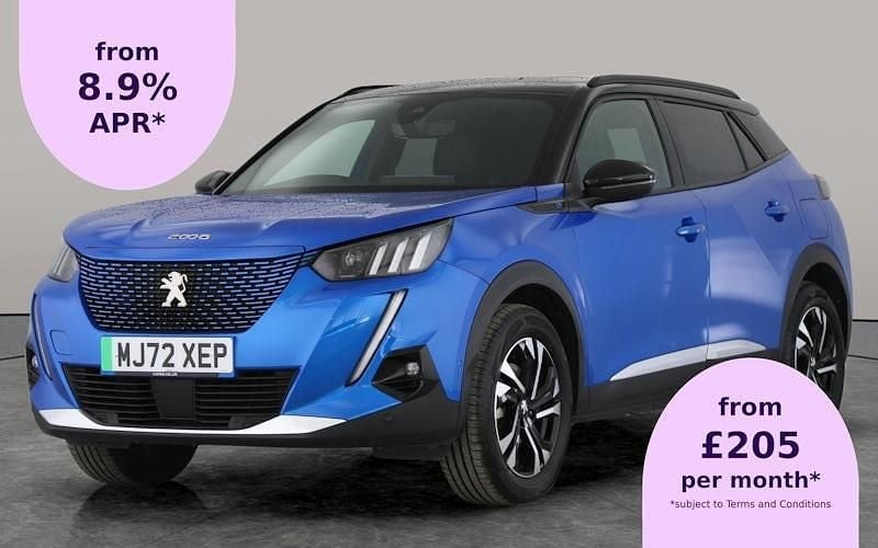 Blue Used 2022 Peugeot e-2008 GTi SUV | £14,655 (Fair price) - Image 1/2
