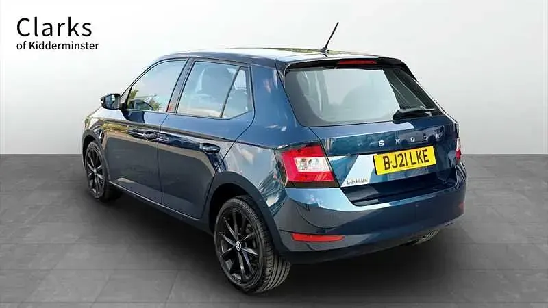 Used Skoda Fabia Colour Edition 95 HP (69 kW) 2021 Blue Hatchback