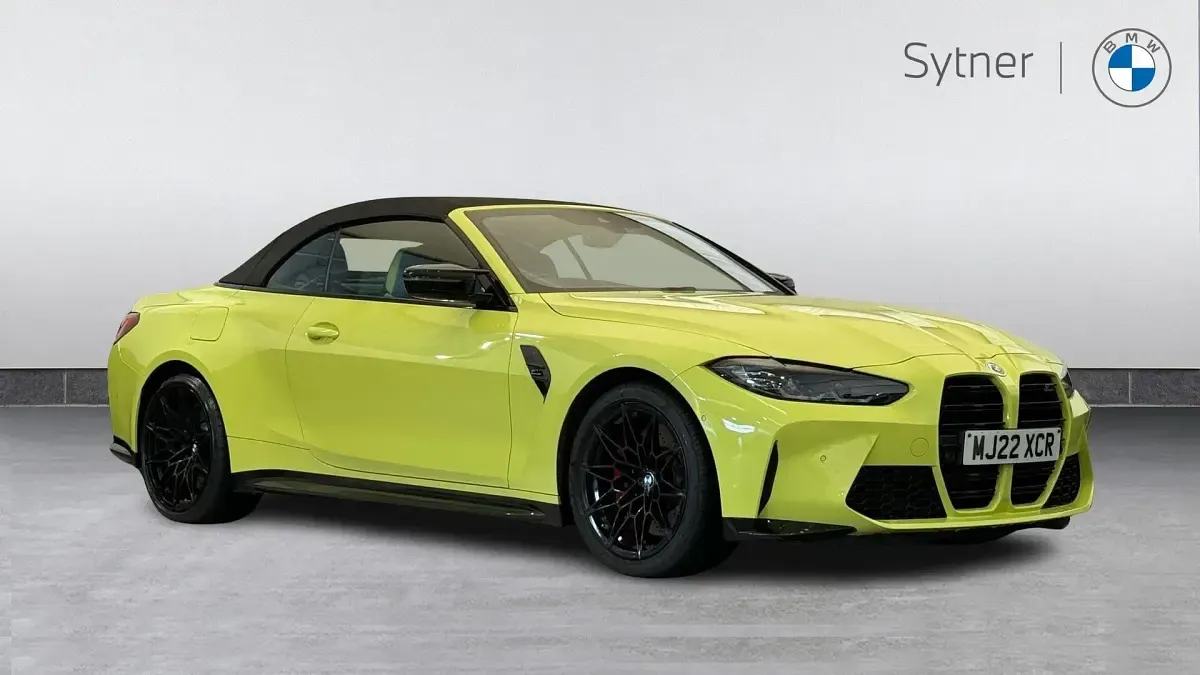 Used BMW M4 Competition Edition 503 HP (369 kW) 2022 Yellow Coupe