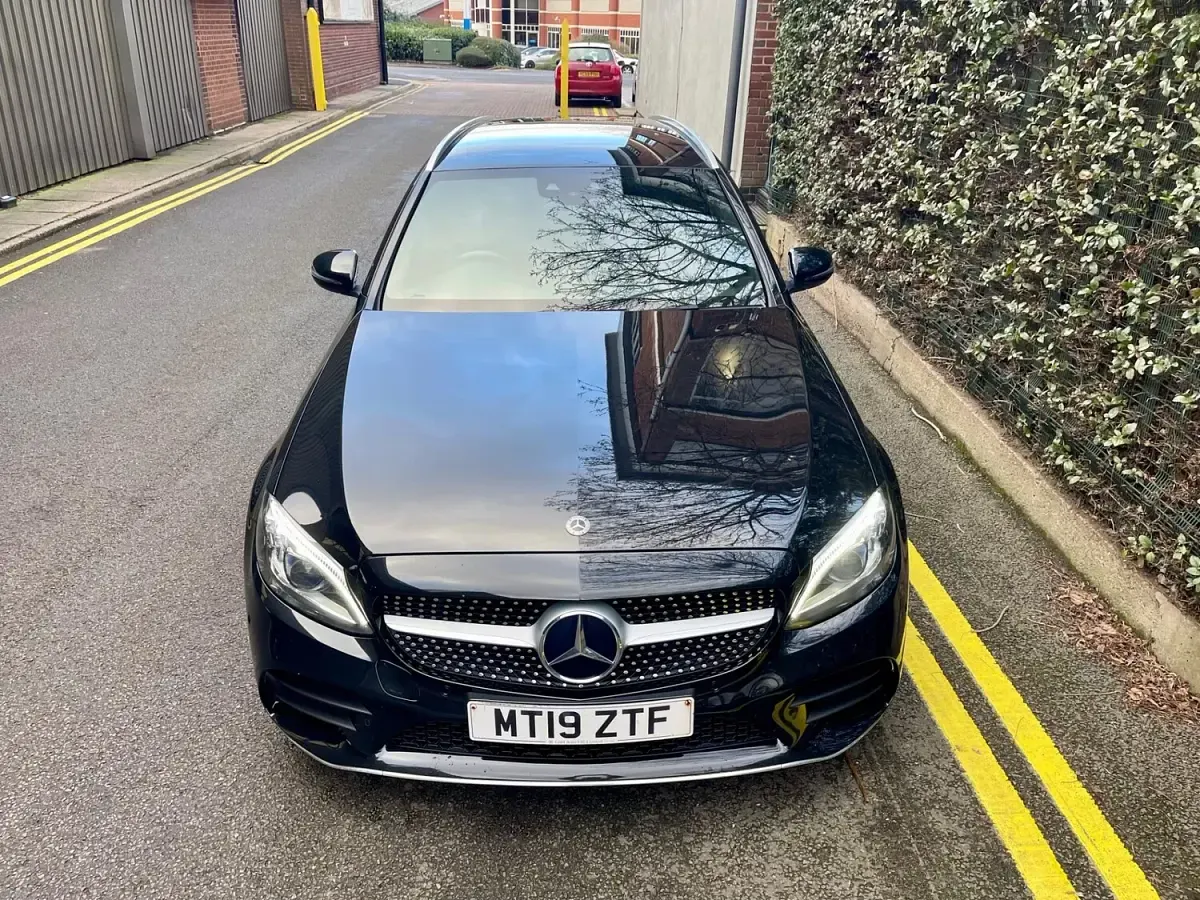 Used Mercedes C220 AMG Line Premium 194 HP (142 kW) 2019 Black Estate
