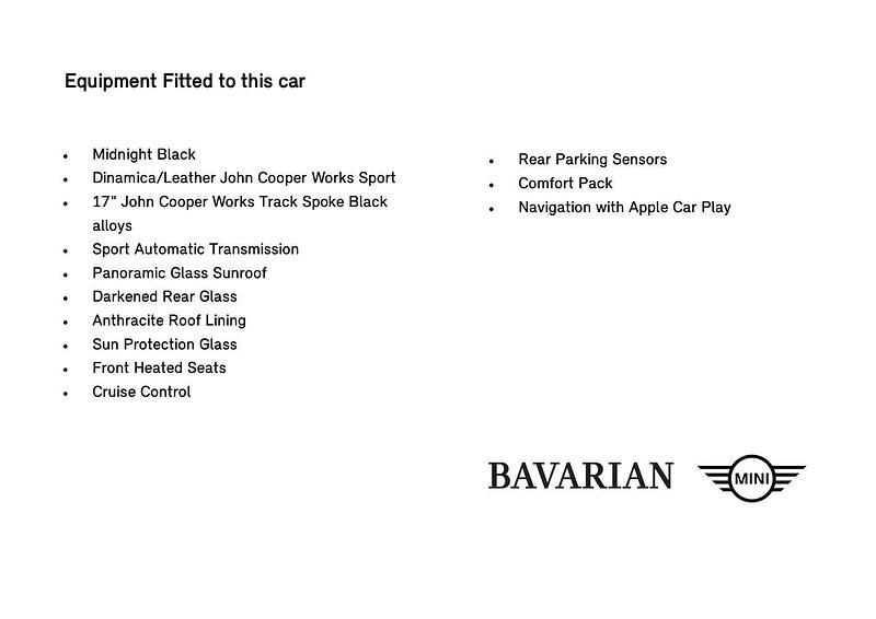 Used Mini John Cooper Works Hatch 228 HP (167 kW) 2021 Black Hatchback