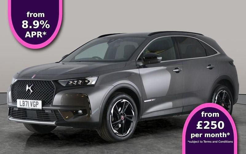 Grey Used 2021 DS Automobiles DS7 Crossback Performance Line Plus SUV | £17,620 (Fair price) - Image 1/3