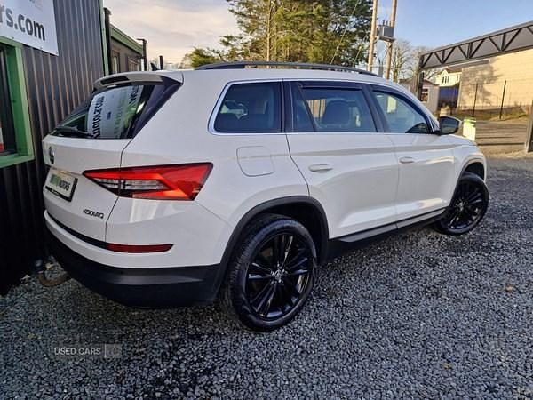 Used Skoda Kodiaq SE L 150 HP (110 kW) 2017 White SUV