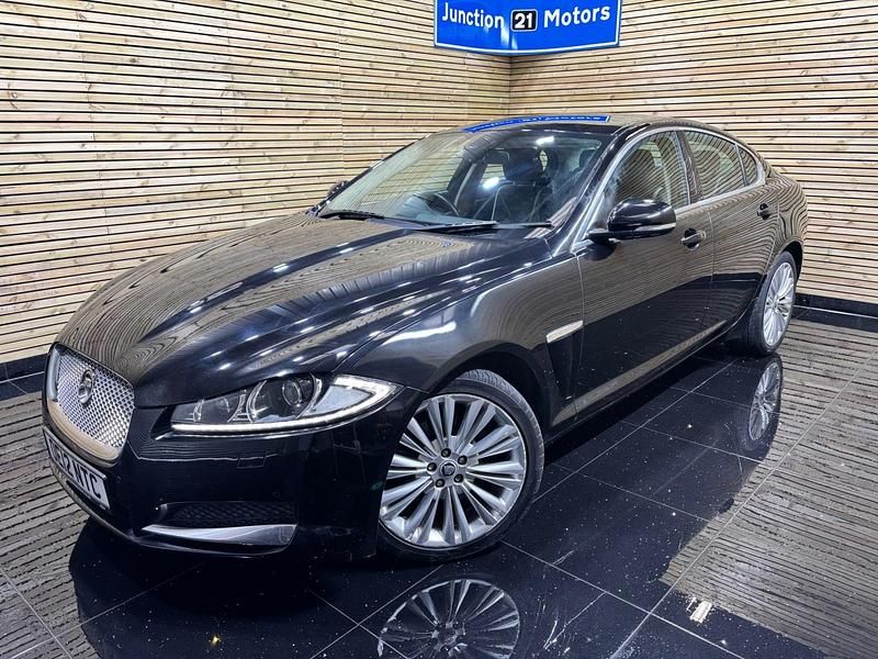 Black Used 2012 Jaguar XF Portfolio Sedan | £7,999 (A bit pricey) - Image 1/4