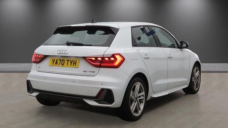 Used Audi A1 Sportback S-Line 95 HP (69 kW) 2021 White Hatchback