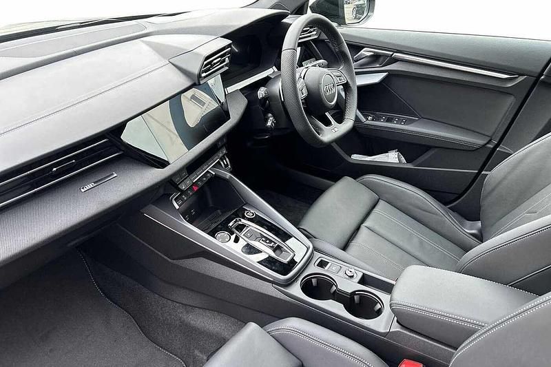 Used Audi A3 Black Edition 2026 District green, metallic Hatchback