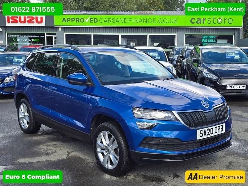 Used Skoda Karoq SE 115 HP (84 kW) 2020 Blue SUV