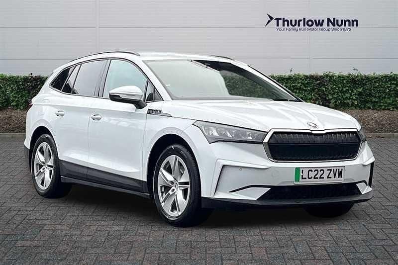 Used Skoda Enyaq iV ecoSuite 131 kW (179 HP) 2022 White SUV