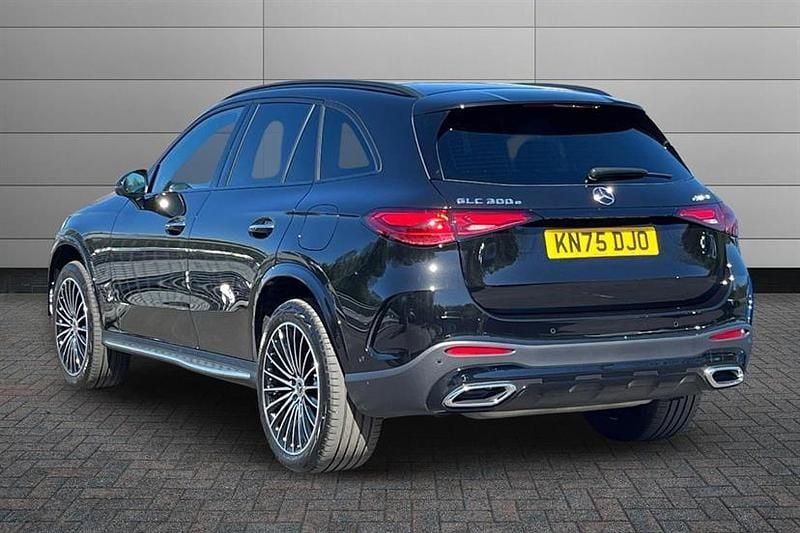 Used Mercedes GLC300e AMG line 313 HP (230 kW) 2025 Obsidian black Estate