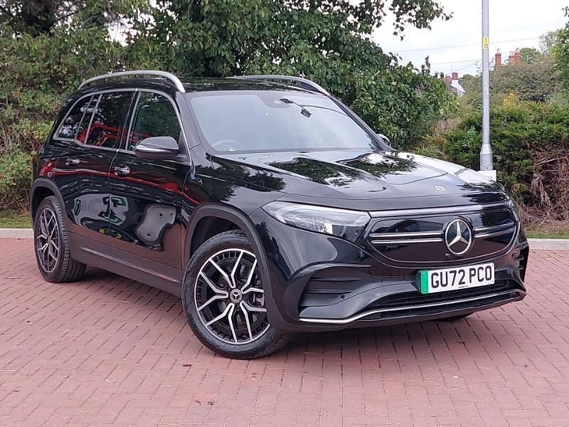 Black Used 2022 Mercedes EQB350 AMG Line Premium SUV | £28,998 (Fair price) - Image 1/4