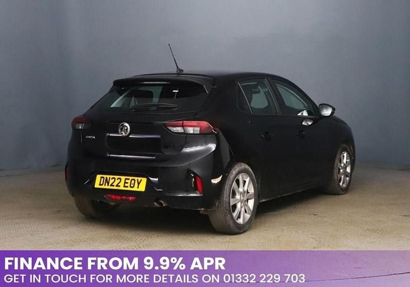 Used Vauxhall Corsa Edition 75 HP (55 kW) 2022 Black Hatchback