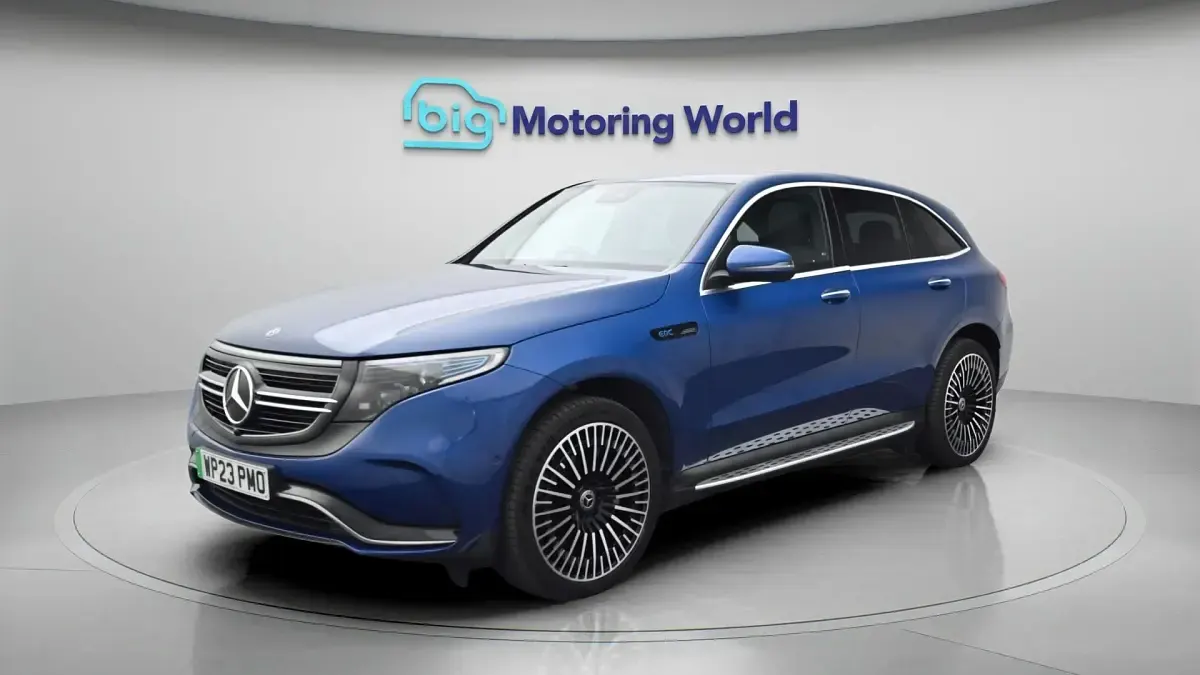Used Mercedes EQC400 AMG line 300 kW (408 HP) 2023 Blue SUV